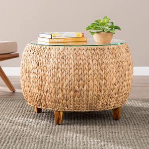 Supplier price natural water hyacinth <b>bedroom</b> <b>side</b> <b>tables</b> premium quality bedside end <b>table</b> - Product Image 3