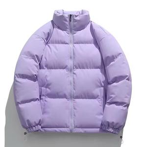 Haute rue personnalisé hommes hiver PU tissu doudoune XL capuche zippée avec col montant léger prix de gros fabriqué en usine - Product Image 5