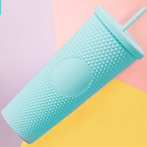 Vaso de Plástico Colorido con Pajita, Capacidad de 1100 ml, Elegante, Ecológico, Clásico, Reutilizable, Apto para Lavavajillas, CASAMAX WL AD-0583-3 - Product Image 6