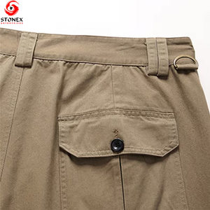 Pantalon cargo pour homme de haute qualité, léger, décontracté, confortable, au meilleur design, nouvelle arrivée, impression de logo personnalisée, 4 poches sur le devant, 100% - Product Image 3