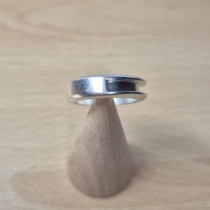 2025 Solid 925 <b>Silver</b> Half Channel <b>Ring</b> Blank for Gemstone Mounting Memorial Keepsake Jewelry DIY Craft Custom Jewelry Base - Product Image 4