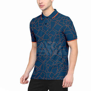 Camiseta Polo Personalizada para Hombre, Sublimada, de Poliéster y Elastano, para Golf, Transpirable, de Secado Rápido, Deportiva |   Fabricante OEM ODM - Product Image 5