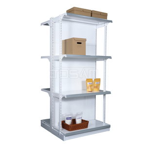 Estante de Góndola Metálico de Doble Cara de Alta Calidad, 1910*1200*600 mm, 2 en 1, 4 Niveles, Estantes Ajustables para Exhibición en Supermercados y Comercios Minoristas - Product Image 4