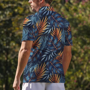 Polos de sublimación de tendencia superior a precio razonable, logotipo personalizado, cómodo, transpirable, el mejor diseño, polo para hombre - Product Image 3