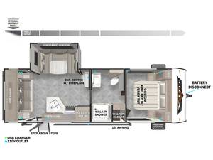 Nouveau 2026 F-o-r-e-s-t R-i-v-e-r Wildwood X-L-i-t-e 24RLXL Prêt à être expédié - Product Image 2