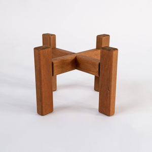 Wholesale handcrafted food feeder wood holder for pet <b>bowls</b> adjustable height <b>wooden</b> <b>dog</b> and cat <b>bowl</b> <b>stand</b> - Product Image 2