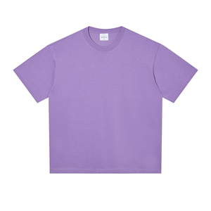 T-shirt unisexe vert foncé à manches courtes coupe ample à épaules tombantes en coton lourd 300 GSM - Product Image 3