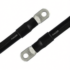 Câble d'interconnexion de batterie noir 2/0 AWG de 8 pouces avec 2 embouts - Product Image 2