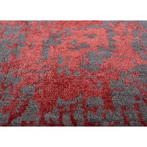 Alfombra Kavi Gris y Negra Anudada a Mano de Lana y Seda de Bambú con Diseño Floral Teoría del Caos para Hogar y Pasillo, Modelo Rectangular Esk-624 - Product Image 3