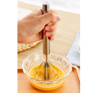 Mélangeur manuel Push-Pull Mucit Home, fouet Push-Pull, fouet en fil d'acier inoxydable, fouet automatique Push-Pull - Product Image 4