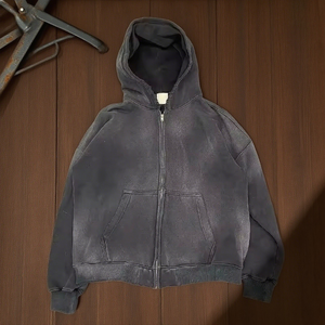 Manufacturer Heavyweight Customized Fleece Pullover Hoody Winter Regular Fit Customized Logo Solid Plain Dyed Pocket Design - Product Image 4