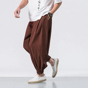 Ropa Deportiva Informal para Exteriores, Pantalones de Lona para Hombre, de Secado Rápido, Elásticos, Cómodos, Antiarrugas, con Decoración - Product Image 2