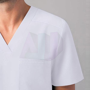 Conjunto de Uniforme Médico de Algodón para Hombre Active Fit, Transpirable, Elástico, Ultraligero, Diseño Ecológico, Construcción Cómoda, Alta Calidad para Hospital - Product Image 4