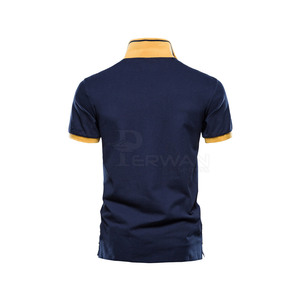Polos de último diseño Polos de ropa informal Polos de color personalizados con logotipo personalizado - Product Image 2