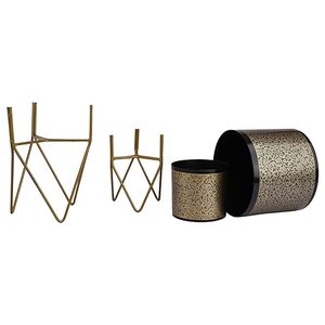 Best Sale Modern Style Metal Planter <b>Pot</b> with Stand <b>Small</b> Planter Set Indoor Outdoor Home Decor Item for Garden - Product Image 5