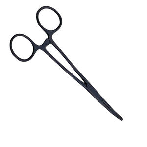 Pince à moustiques chirurgicale incurvée de 5.5 pouces pince de salle de chirurgie en acier allemand enduite de couleur noire - Product Image 3