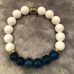 Tranquil Soul elegante pulsera con cuentas de resina de Ángel pila para selección de regalos - Product Image 5