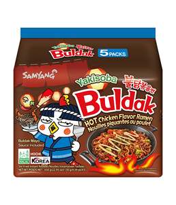 Proveedor Directo de Samyang Buldak Cheese Carbonara, Ramen Instantáneo, 130g x5 Paquetes, Sopa de Fideos Coreana Picante, Comida Rápida, Bocadillo - Product Image 2