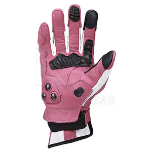 Guantes de Carreras Activos de Cuero, Resistentes al Viento, Invernales, Transpirables y Cómodos para Motociclismo y Actividades al Aire Libre - Product Image 5