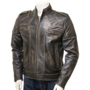 แจ็คเก็ตหนังลำลองผู้ชายรุ่นใหม่ล่าสุด สไตล์ไฮสตรีท ลายเรียบ กันน้ำ ระบายอากาศ กันลม คุณภาพสูงสำหรับฤดูหนาว - Product Image 3