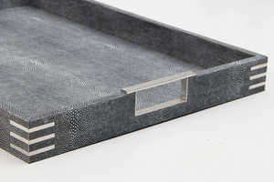 Bandeja de Madera Artesanal de Lujo DE AARTICO, Duradera, Apta para Lavavajillas y Microondas, para Comida, Té, Café, Aperitivos, Queso, Vino, Fiestas - Product Image 3