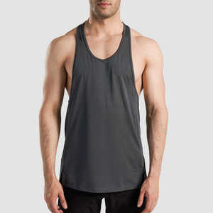 เสื้อกล้ามผู้ชายแขนกุดผ้าฝ้ายฟิตเนสสีทึบเสื้อกล้ามแฟชั่น2025สำหรับฤดูร้อน - Product Image 1