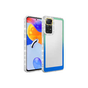 Luxury Glitter Gradient Silicone <b>Case</b> for Redmi Note 11S Global Ins Marble Shockproof Lens Protection Cover 7 Plus 14 Plus XR - Product Image 1
