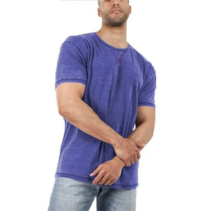 Camiseta Lisa para Hombre, Cuello Redondo, Algodón Suave, para Uso Casual y Comodidad Diaria - Product Image 5