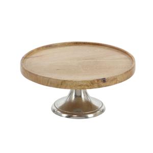 Soporte de pastel de madera de acacia para decorar la mesa del hogar con esmalte para artesanía diseño único soporte de pastel de madera para venta al por mayor - Product Image 6