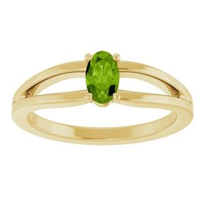 Anillo de Oro Amarillo de 14K Stuller, Estilo Romántico Vintage, con Diamante de Corte Ovalado, Baño de Rodio, Geométrico, para Uso Diario - Product Image 3
