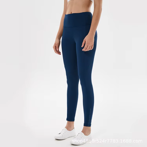 2025 pantalones de Yoga de cintura alta para mujer nuevo diseño de levantamiento de glúteos transpirable con estampado de lunares - Product Image 6
