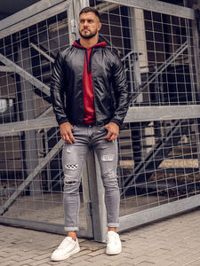 เสื้อแจ็คเก็ตหนังแฟชั่นขายส่ง สไตล์สำหรับฤดูใบไม้ร่วง - Product Image 5