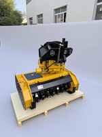Nuova Serie 0513 di Trinciatrici Idrauliche per Skid Loader, Trituratore Forestale con Ingranaggi e Cuscinetti, Cippatrice Agricola