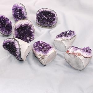 Pendule en améthyste naturelle, éco-responsable, fait main, exportateur indien, pour la méditation, le soulagement du stress, l'énergie positive - Product Image 6