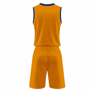 Uniforme de basket-ball personnalisé avec logo, couleur unie, respirant, grande taille pour adultes, vêtements de sport, évacuation de l'humidité, séchage rapide - Product Image 2