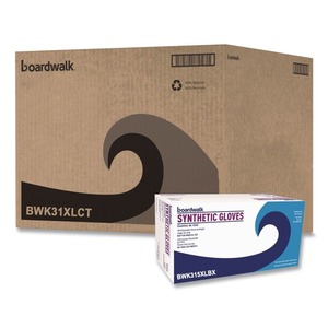 Boardwalk 4 Mil Extra Large Powder-Free Synthetic <b>Vinyl</b> Gloves 9.5 In. Long Cream-100 Gloves/Box 10 <b>Boxes</b>/Carton - Product Image 4