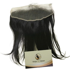 Ligne de cheveux naturelle, cuticule vierge brute alignée, cheveux humains péruviens, noirs, lisses, transparents, Swiss HD, Lace Frontal, 13x4, 13x6 - Product Image 6