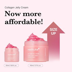 OBM Medicube crema di gelatina di collagene coreana per la cura della pelle 110ml di crema per il viso e siero coreano