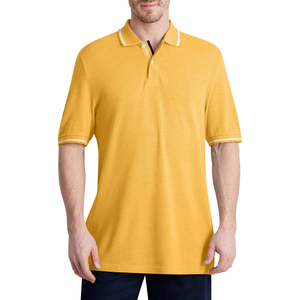 Polo transpirable de secado rápido para hombre, camiseta de manga corta 100% de algodón, venta al por mayor, camiseta de alta calidad - Product Image 3