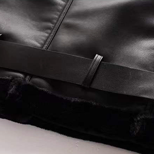 Chaqueta de cuero PU de invierno de alta calidad 2025, ropa de motocicleta de talla grande para damas, tarifa al por mayor, personalización OEM - Product Image 2