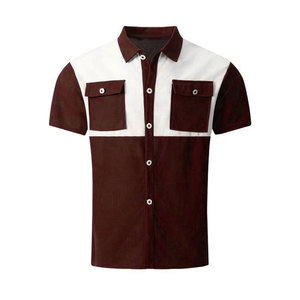 Conjuntos de camisa para hombre de secado rápido y transpirable al por mayor conjuntos de camisa para hombre con diseño de logotipo impreso digital personalizado - Product Image 2