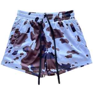 Pantalones Cortos Deportivos para Hombre, Impermeables, Transpirables, de Malla, 100% Poliéster, Cintura Elástica, Pantalones Cortos de Baloncesto, Pantalones Cortos de Doble Malla - Product Image 3