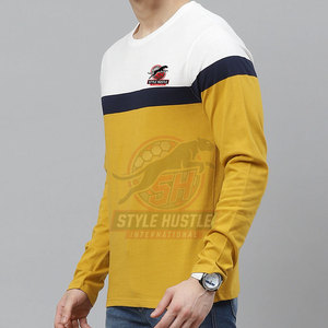 Camisetas de Manga Larga para Hombre, Último Modelo, MOQ Bajo, Tela Suave, Nuevo Diseño - Product Image 2