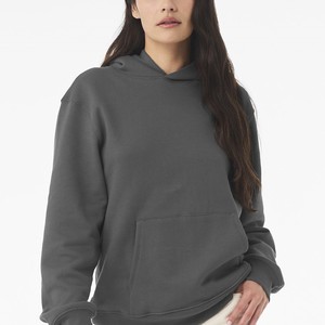 เสื้อมีฮู้ดแบบสวมศีรษะสำหรับผู้ชายเสื้อมีฮู้ดผ้าฟลีซหนาผ้าฝ้าย100% เสื้อกันหนาวมีหมวกทรงสูง500gsm - Product Image 4