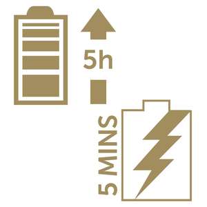 Tondeuse à barbe professionnelle rechargeable pour cheveux, avec 9 peignes de coupe en acier inoxydable, rasoir à grille, étanche IPX7, lame en T, USB - Product Image 4