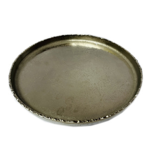 Bandeja de plato en forma de manzana Atiqco Diseño suave para servir comida elegante Plato de plata de metal para presentar alimentos Platos de aperitivos seguros - Product Image 6
