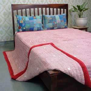 Nouvel arrivage de couverture de plage en voile de coton biologique Dohar Queen Size, coton doux imprimé à la main traditionnel indien à vendre - Product Image 5