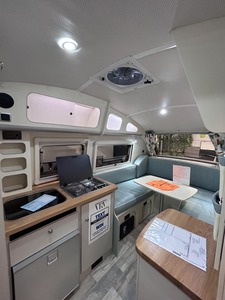 Mejor NU CAMP BAREFOOT Teardrop Trailers Mejor calidad Mini Camper Caravan Mobile Home para la venta para viajar - Product Image 3