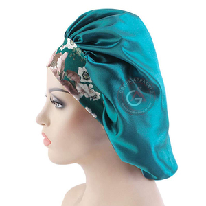 Wholesale Women Customized <b>Bonnets</b> Custom Luxury Designer <b>Bonnets</b> and Satin Hair Wraps Satin <b>Bonnet</b> Sleeping - Product Image 4
