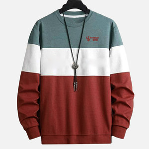 เสื้อสเวตเชิ้ตผู้ชายแบบใหม่ ดีไซน์ตามสั่ง สำหรับฤดูหนาว สไตล์ลำลอง ผ้าฟลีซผสมคอตตอน คุณภาพสูง ขายส่ง - Product Image 1
